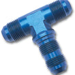 Load image into Gallery viewer, Russell Performance -8 AN Flare Bulkhead Tee Fitting (Blue) - Main Product View
