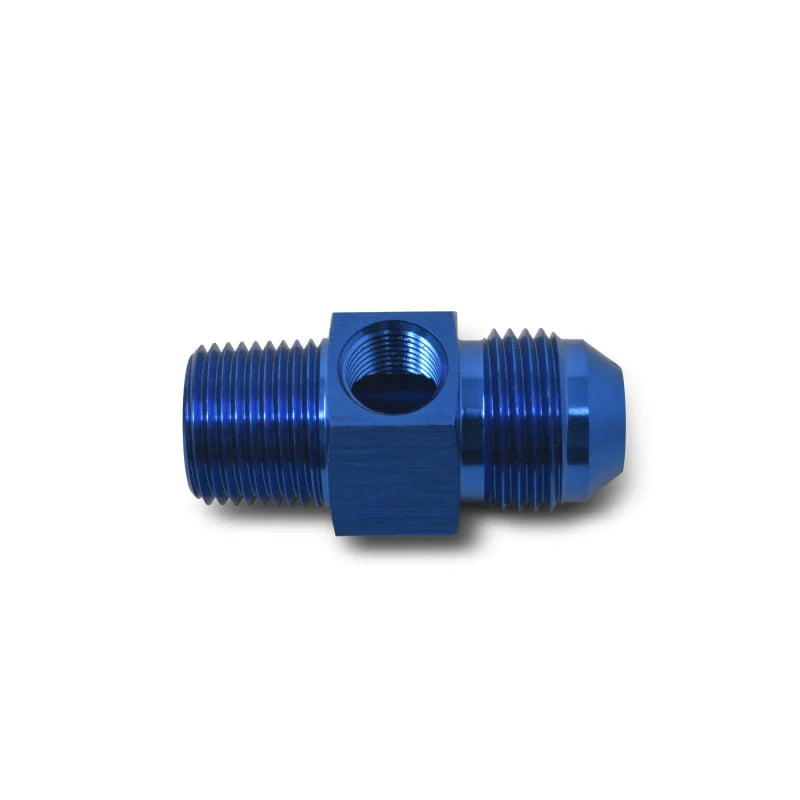 Russell Performance -8 AN Flare to 3/8in Pipe Pressure Adapter (Blue) - Additional View 7