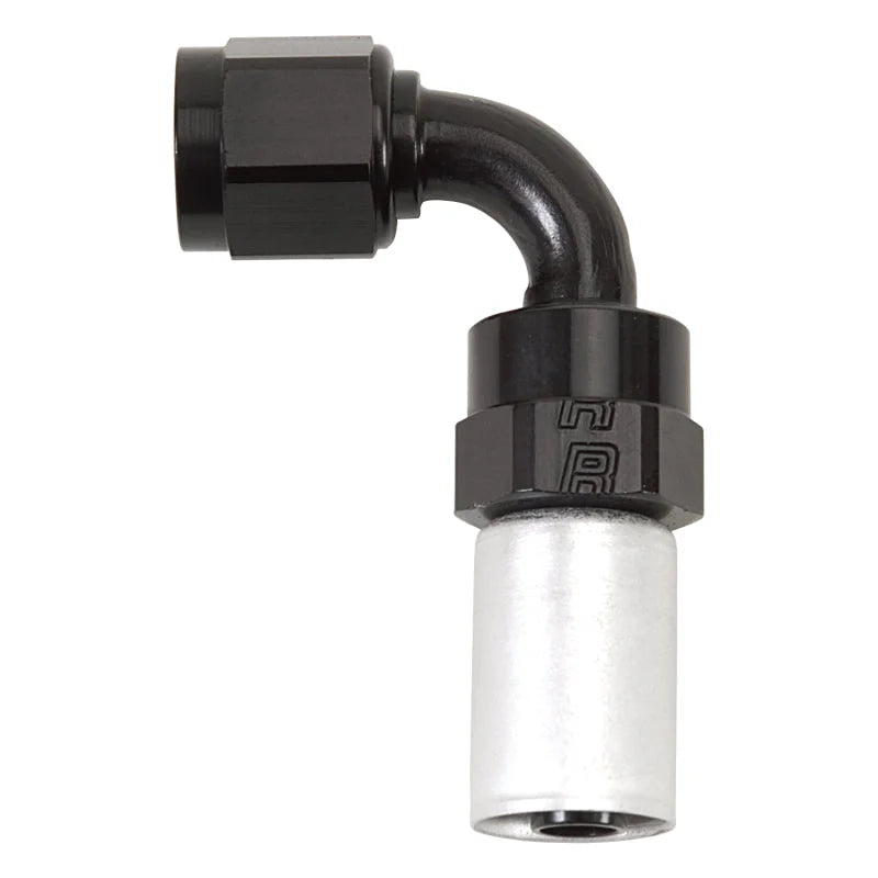 Russell Performance -8 AN Proclassic Crimp 90 Degree End (O.D. 0.700) - Back View