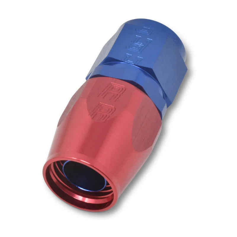 Russell Performance -8 AN Red/Blue Straight Full Flow Hose End - Additional View 6