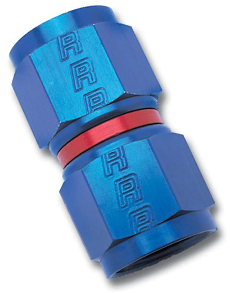Russell Performance -8 AN Straight Swivel Coupler - Side View
