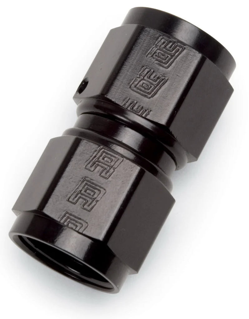 Russell Performance -8 AN Straight Swivel Coupler - Side View