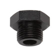 Load image into Gallery viewer, Russell Performance -8 AN Straight Thread Plug (Black) - Main Product View