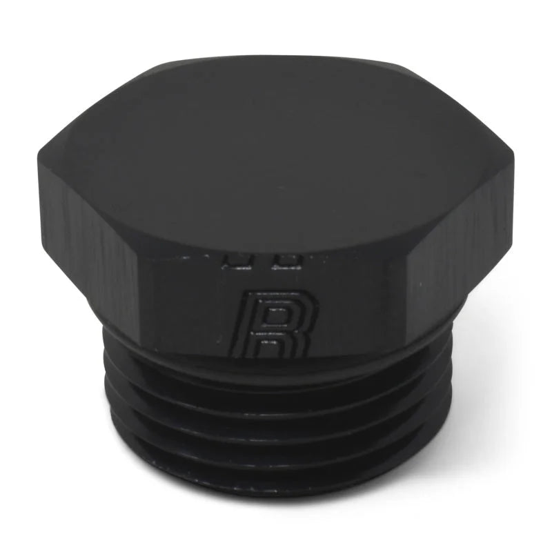 Russell Performance -8 AN Straight Thread Plug (Black) - Additional View 5
