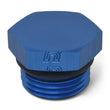 Load image into Gallery viewer, Russell Performance -8 AN Straight Thread Plug (Blue) - Additional View 11