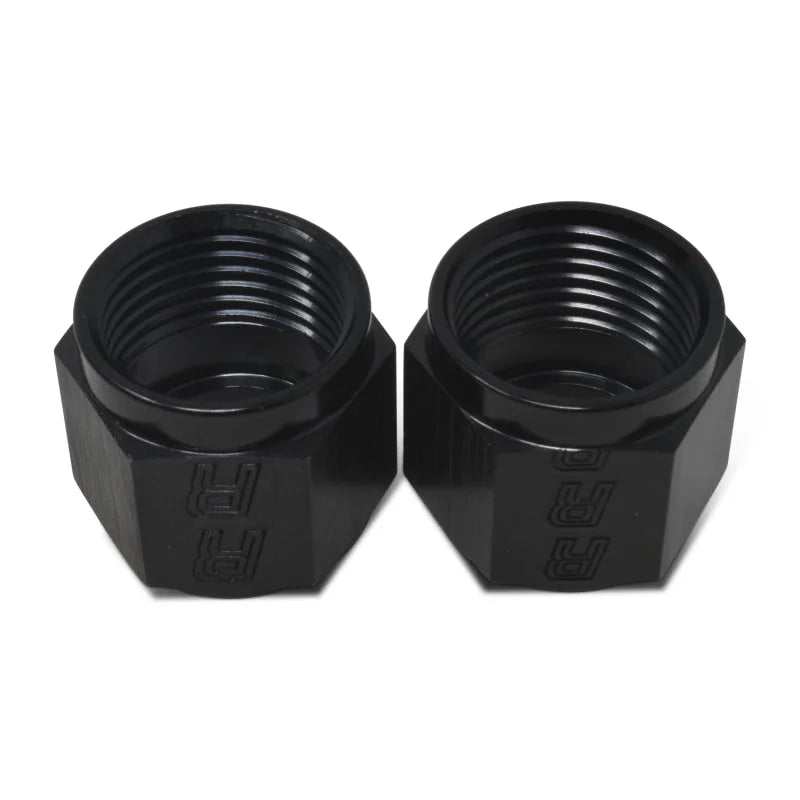Russell Performance -8 AN Tube Nuts 1/2in dia. (Black) (2 pcs.) - Additional View 6