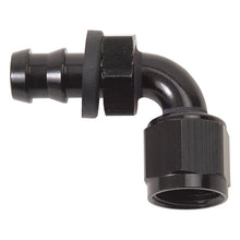Load image into Gallery viewer, Russell Performance -8 AN Twist-Lok 90 Degree Hose End (Black) - Main Product View
