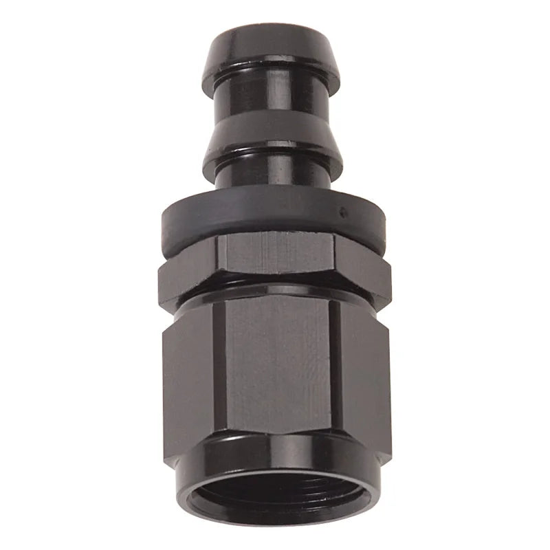 Russell Performance -8 AN Twist-Lok Straight Hose End - Side View