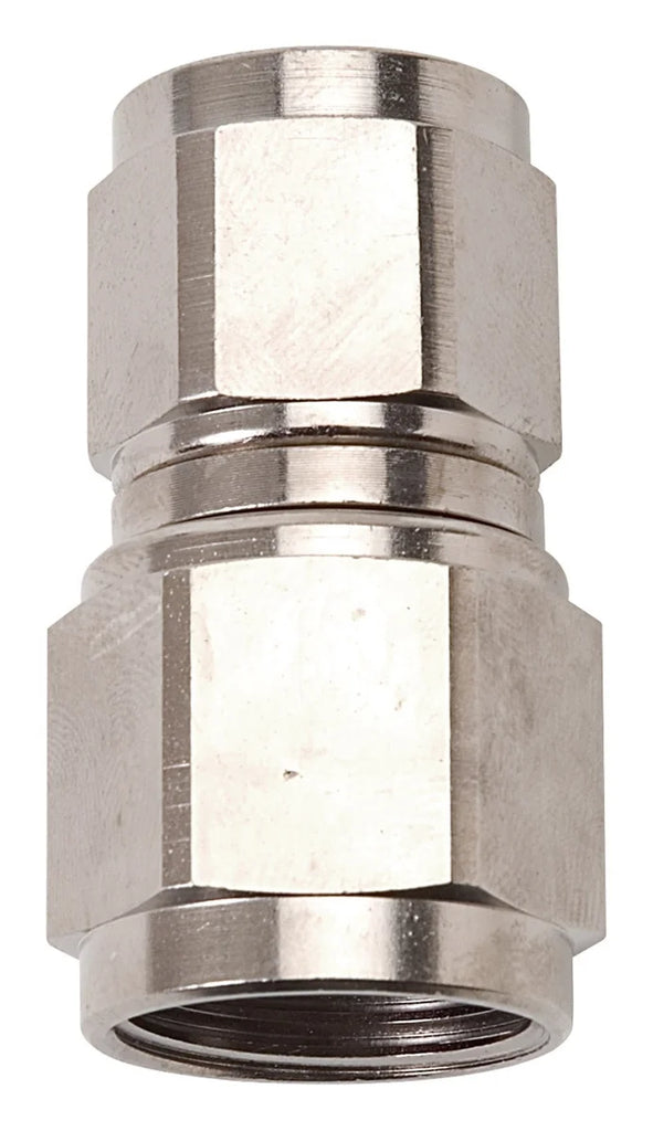 Russell Performance -8 AN to -10 AN Coupler Reducer - Side View