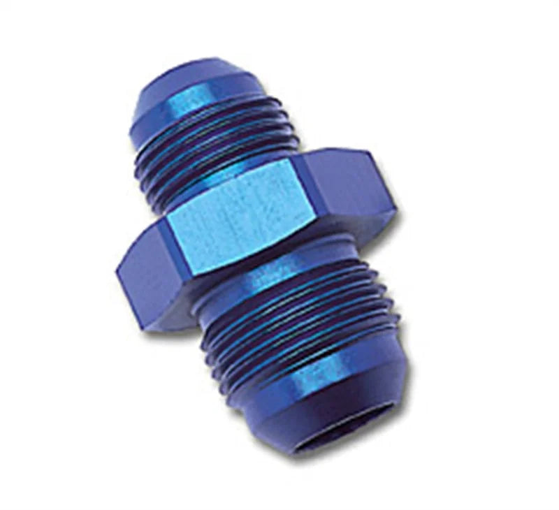 Russell Performance -8 AN to -10 AN Flare Reducer (Blue) - Side View
