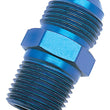 Load image into Gallery viewer, Russell Performance -8 AN to 1/2in NPT Straight Flare to Pipe (Blue) - Main Product View