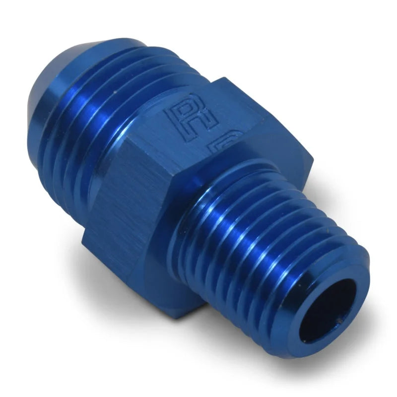 Russell Performance -8 AN to 3/8in NPT Straight Flare to Pipe (Blue) (25 pcs.) - Additional View 9