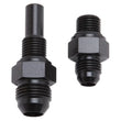Load image into Gallery viewer, Russell Performance -8 AN to 4L80 Transmission Ports Adapter Fittings (Qty 2) - Black Zinc - Main Product View
