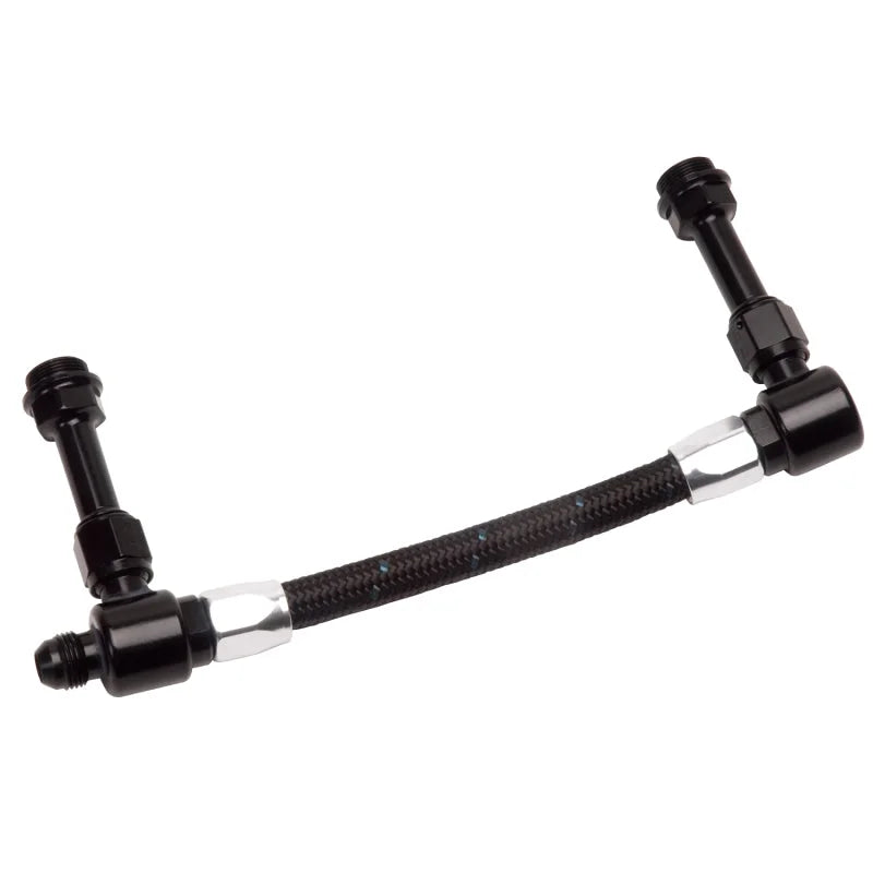 Russell Performance -8 AN to -8 AN ProClassic Holley 4150 Dual Inlet Carb Kit (Black/Silver) - Additional View 8