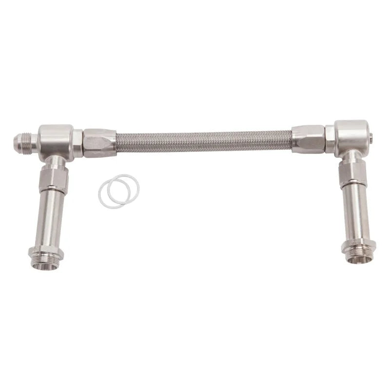 Russell Performance -8 AN to -8 AN ProFlex Holley 4150 Dual Inlet Carb Kit (Endura) - Main Product View