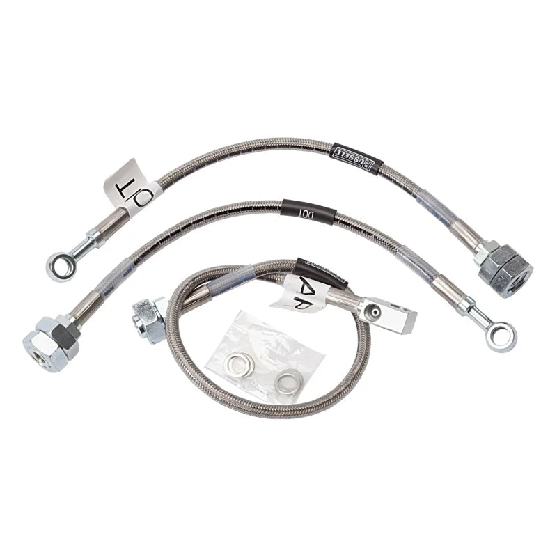 Russell Performance 82-91 S10/S15 Pickup/Blazer 2WD Brake Line Kit - Side View