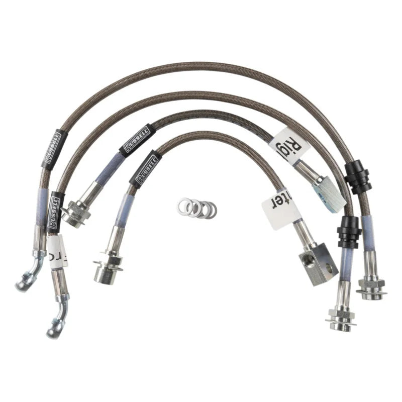 Russell Performance 84-88 Pontiac Firebird/Trans Am Brake Line Kit - Side View
