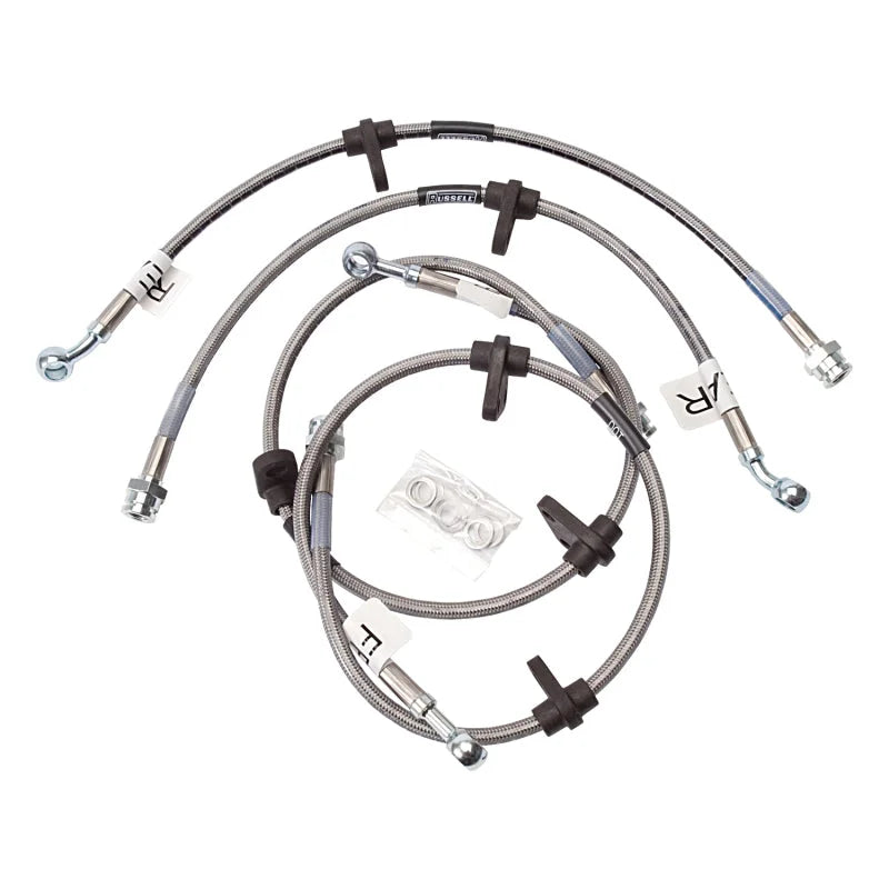 Russell Performance 92-95 Honda Civic (All with rear discs/ no ABS) Brake Line Kit - Main Product View