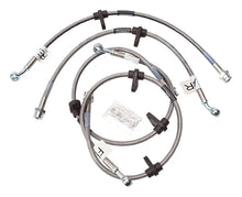 Load image into Gallery viewer, Russell Performance 92-95 Honda Civic (All with rear discs/ no ABS) Brake Line Kit - Side View