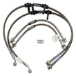 Load image into Gallery viewer, Russell Performance 92-95 Honda Civic (All with rear drums) Brake Line Kit - Side View