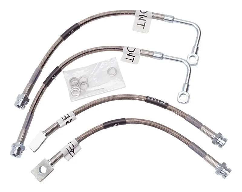 Russell Performance 94-96 Chevrolet Corvette (Including 1994-95 ZR-1) Brake Line Kit - Side View