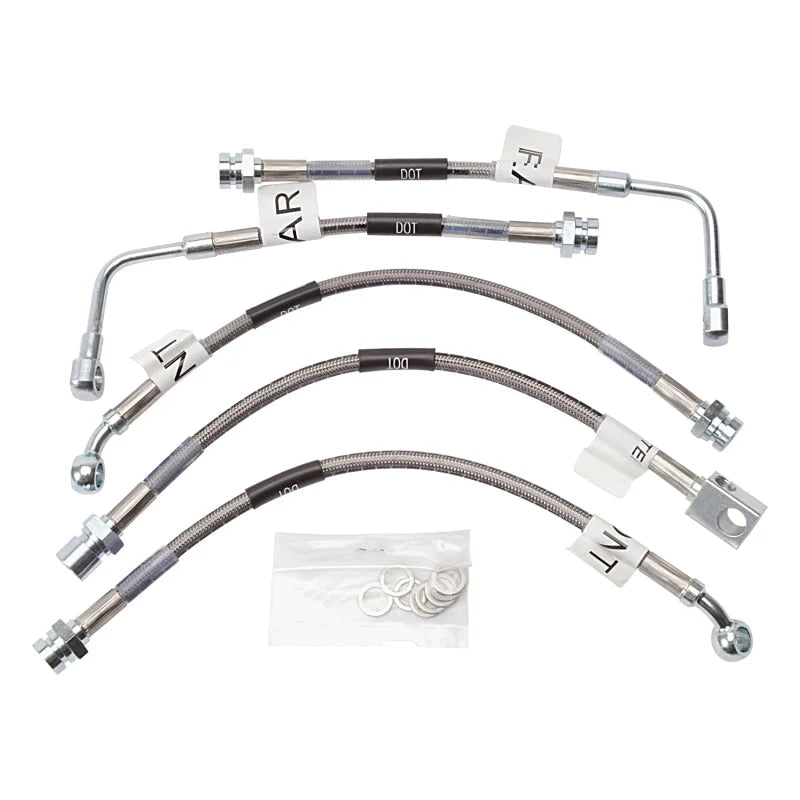 Russell Performance 94-96 Chevrolet Impala SS Brake Line Kit - Side View