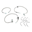 Load image into Gallery viewer, Russell Performance 94-99 Dodge Ram 1500/ 2500 4WD 4in-6in lift Brake Line Kit - Side View