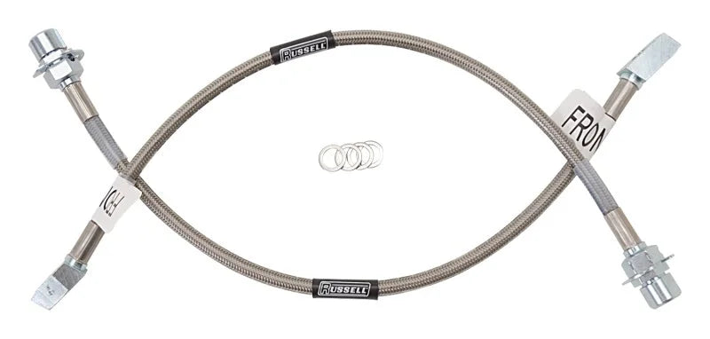 Russell Performance 96-01 Ford Mustang Cobra (Fronts Only) Brake Line Kit - Main Product View