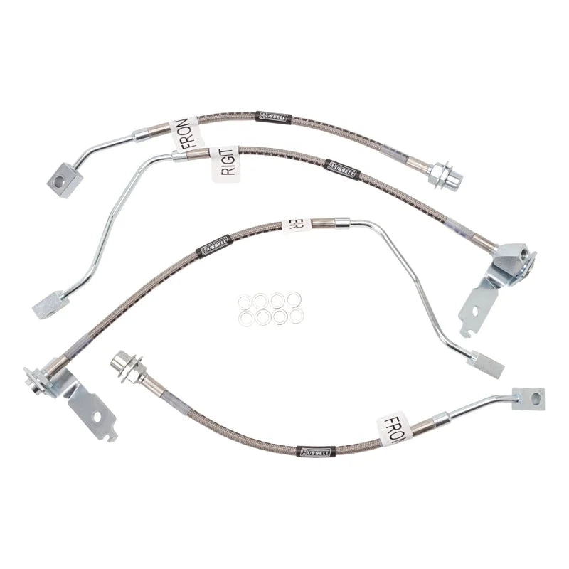 Russell Performance 96-98 Ford Mustang GT Brake Line Kit - Back View