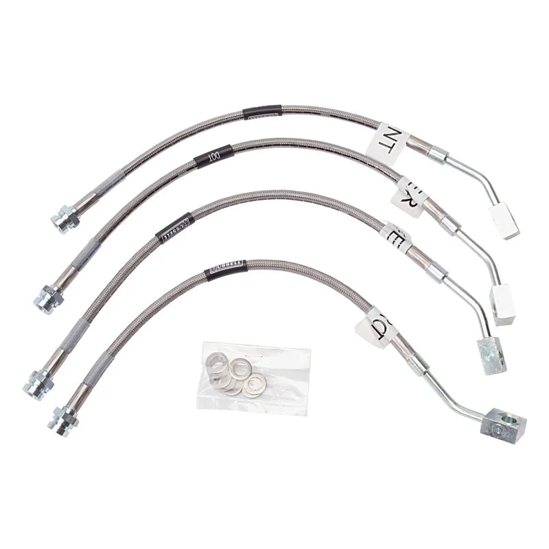 Russell Performance 97-04 Chevrolet Corvette C5 (Including Z06) Brake Line Kit - Side View
