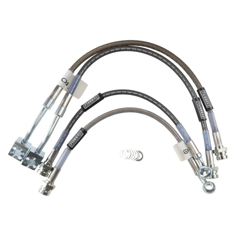 Russell Performance 98-02 Oldsmobile Intrigue FWD Brake Line Kit - Side View