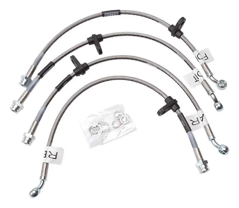 Russell Performance 99-02 Honda Civic Coupe Si Brake Line Kit - Side View