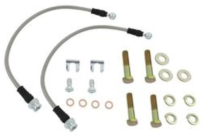 Russell Performance 99-06 GM Silverado/Sierra 1500 2WD Brake Line Kit - Side View