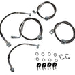 Load image into Gallery viewer, Russell Performance 99-06 GM Silverado/Sierra 1500 2WD with 6in-7in lift Brake Line Kit - Side View