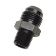 Load image into Gallery viewer, Russell Performance ADAPTER FITTING #6 AN MALE FLARE TO 1/2in NPT MALE BLK - Main Product View