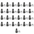 Load image into Gallery viewer, Russell Performance Adapter -6 AN Male to 5/16in Quick Disconnect Female Screw - Black (Bulk Pkg 25) - Main Product View