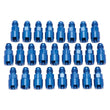 Load image into Gallery viewer, Russell Performance Adapter -6 AN Male to 5/16in Quick Disconnect Screw - Blue (Bulk Pkg 25) - Main Product View