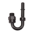 Load image into Gallery viewer, Russell Performance Adapter Fitting 3/8in SAE Quick Disconnect 180 DEG - Blk - Main Product View
