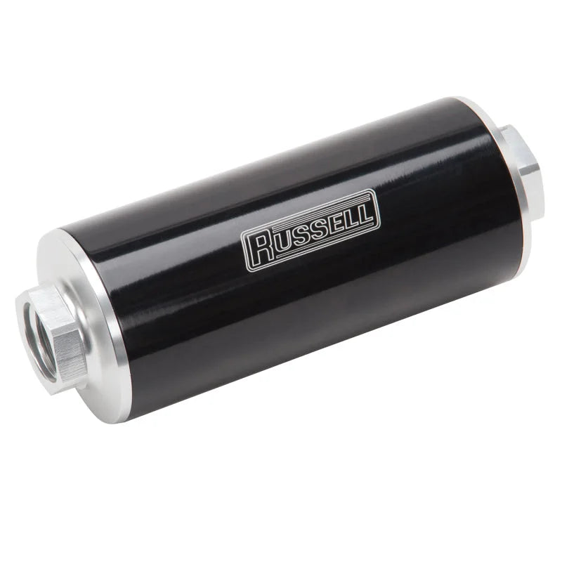 Russell Performance Anodized Aluminum (12in Length -10 male inlet/outlet) - Detail View