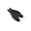Load image into Gallery viewer, Russell Performance Billet Y-Block Adapter 3/8in SAE Qick Disconnect (2) -6AN Male Flare Black - Additional View 7