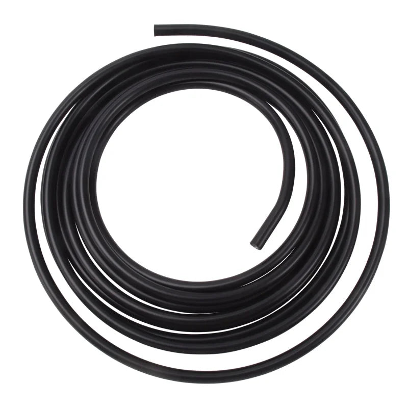 Russell Performance Black 3/8in Aluminum Fuel Line - Side View