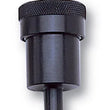Load image into Gallery viewer, Russell Performance Black Street Fuel Filter (3in Length 1-1/8in diameter 3/8in inlet/outlet) - Main Product View