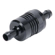 Load image into Gallery viewer, Russell Performance Black Street Fuel Filter (3in Length 1-1/8in diameter 3/8in inlet/outlet) - Additional View 6