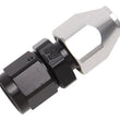 Load image into Gallery viewer, Russell Performance Black/Silver -6 AN Male 37 Degree to 3/8in Aluminum Tube - Main Product View