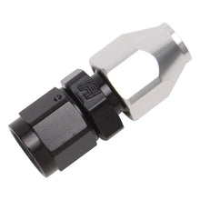 Load image into Gallery viewer, Russell Performance Black/Silver -8 AN Male 37 Degree to 1/2in Aluminum Tube - Main Product View