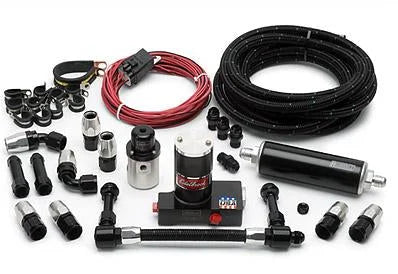 Russell Performance (Black/Silver) fits Chevy LS / Chrysler 5.7L HEMI - Main Product View