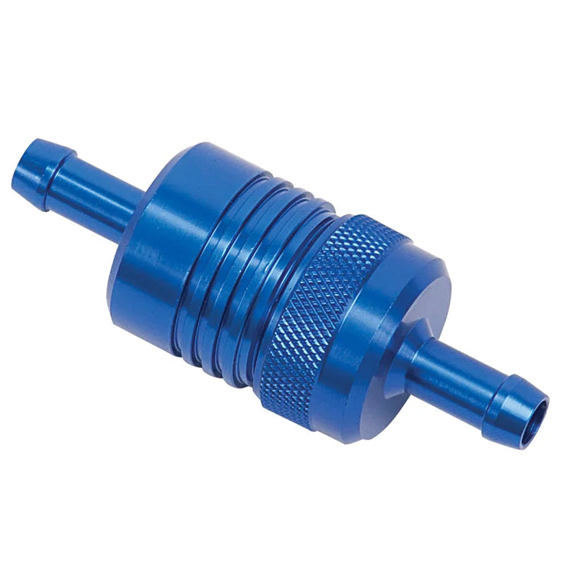 Russell Performance Blue Street Fuel Filter (3in Length 1-1/8in diameter 5/16in inlet/outlet) - Additional View 7