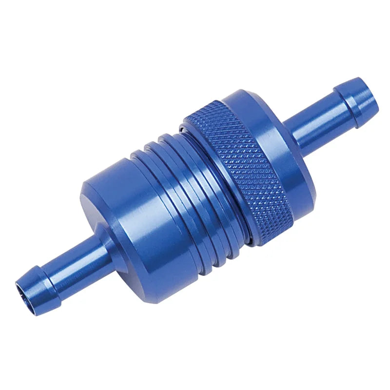 Russell Performance Blue Street Fuel Filter (3in Length 1-1/8in diameter 5/16in inlet/outlet) - Additional View 8