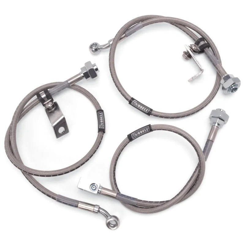 Russell Performance Brake Line Kit fits 2005-2006 Chevrolet Silverado 1500 / 2005-2006 GMC Sierra 1500 2WD - Side View
