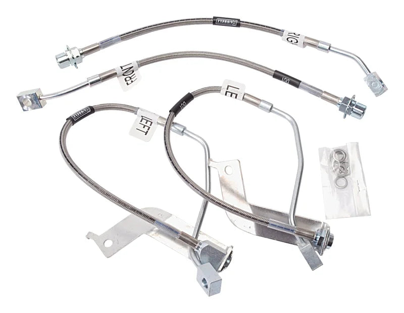 Russell Performance Brake Line Kit w/o Traction Control fits 1999-2003 Ford Mustang - Side View